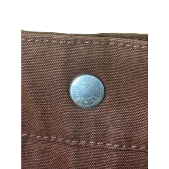 Hermès FOURRE Tout Rust and Navy Tote Handbag*EXCELLENT PRE-LOVED Condition - Picture 6 of 14